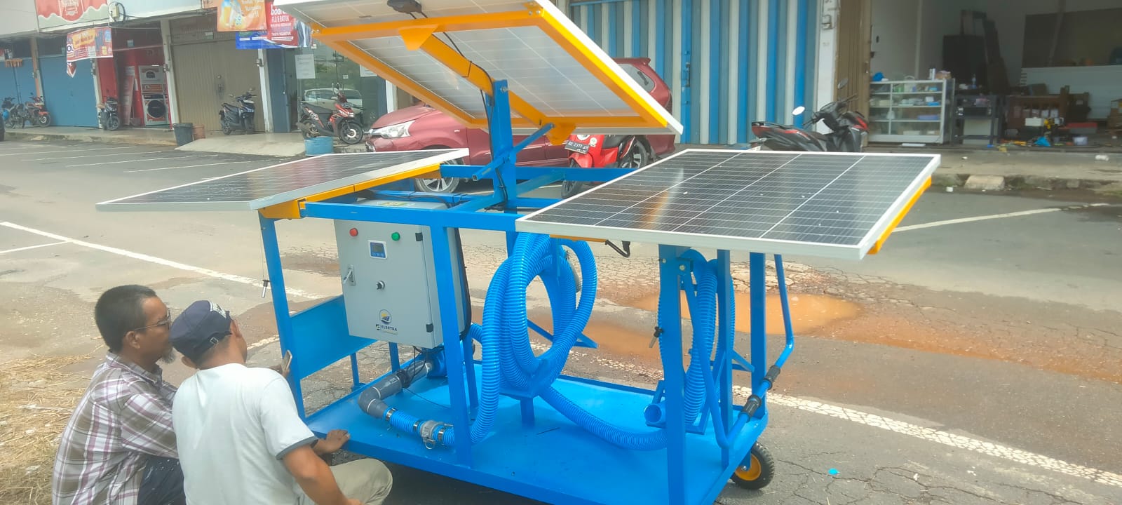 Solar Irrigation Pump Setup